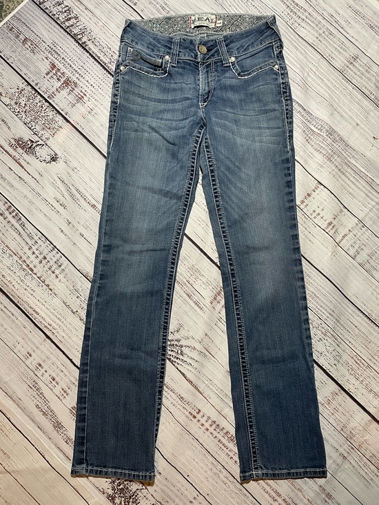 Ariat Denim - Ariat Real Denim mid-rise straight-leg women's jeans. Size 28R